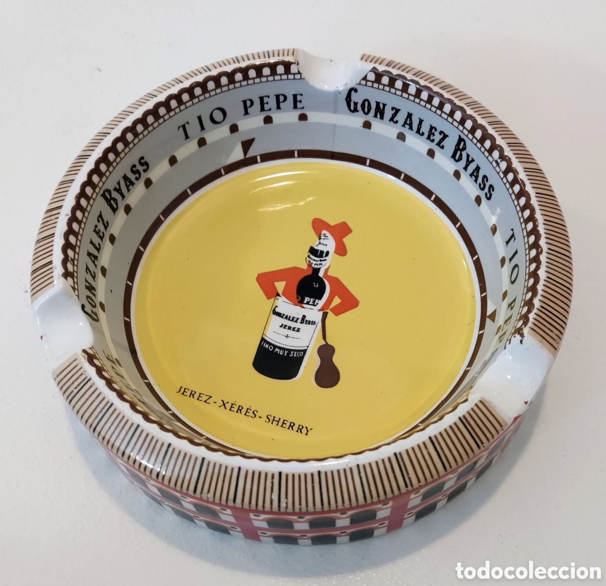 Antig&uuml;edades: Cenicero publicitario T&iacute;o Pepe Pontesa Gonz&aacute;lez Byass