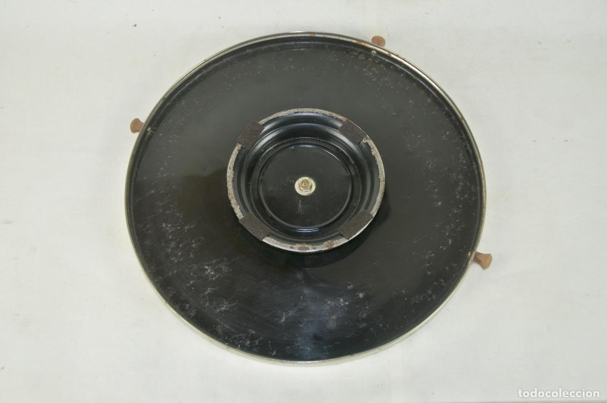 Antig&uuml;edades: Plato para tartas en tonos marrones - Foto 5