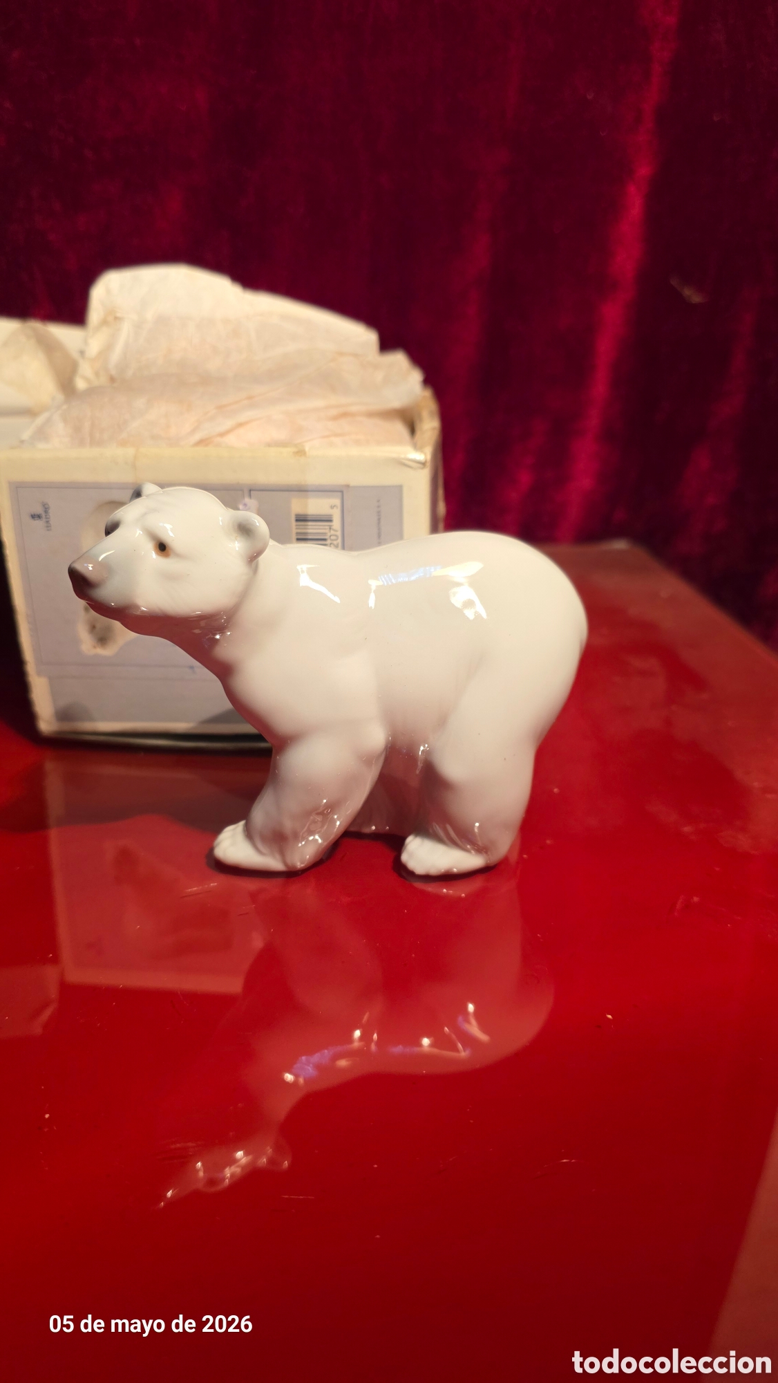 Antig&uuml;edades: Figura porcelana lladro con caja original