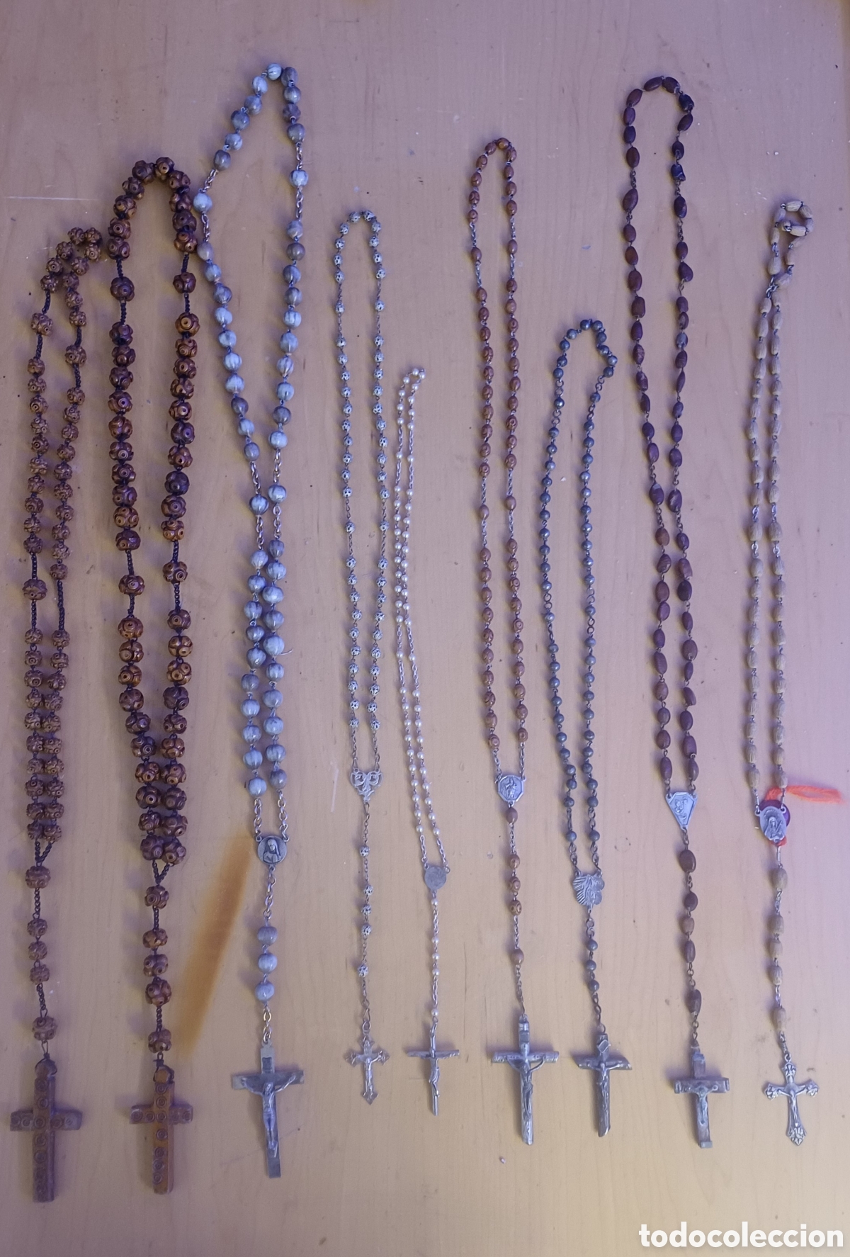 Antig&uuml;edades: LOTE 9 ROSARIOS ANTIGUOS