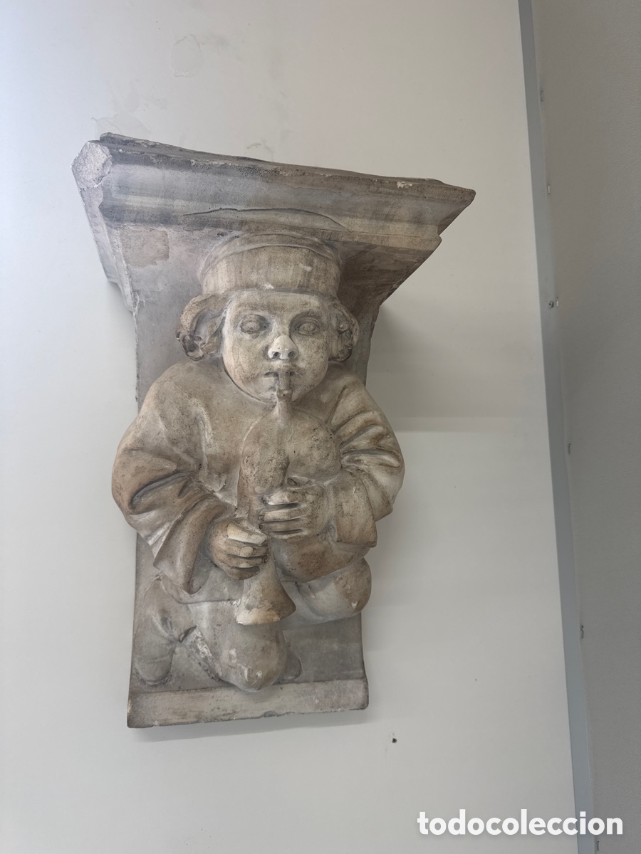 Antig&uuml;edades: Consola mural antiguo de escayola siclo19