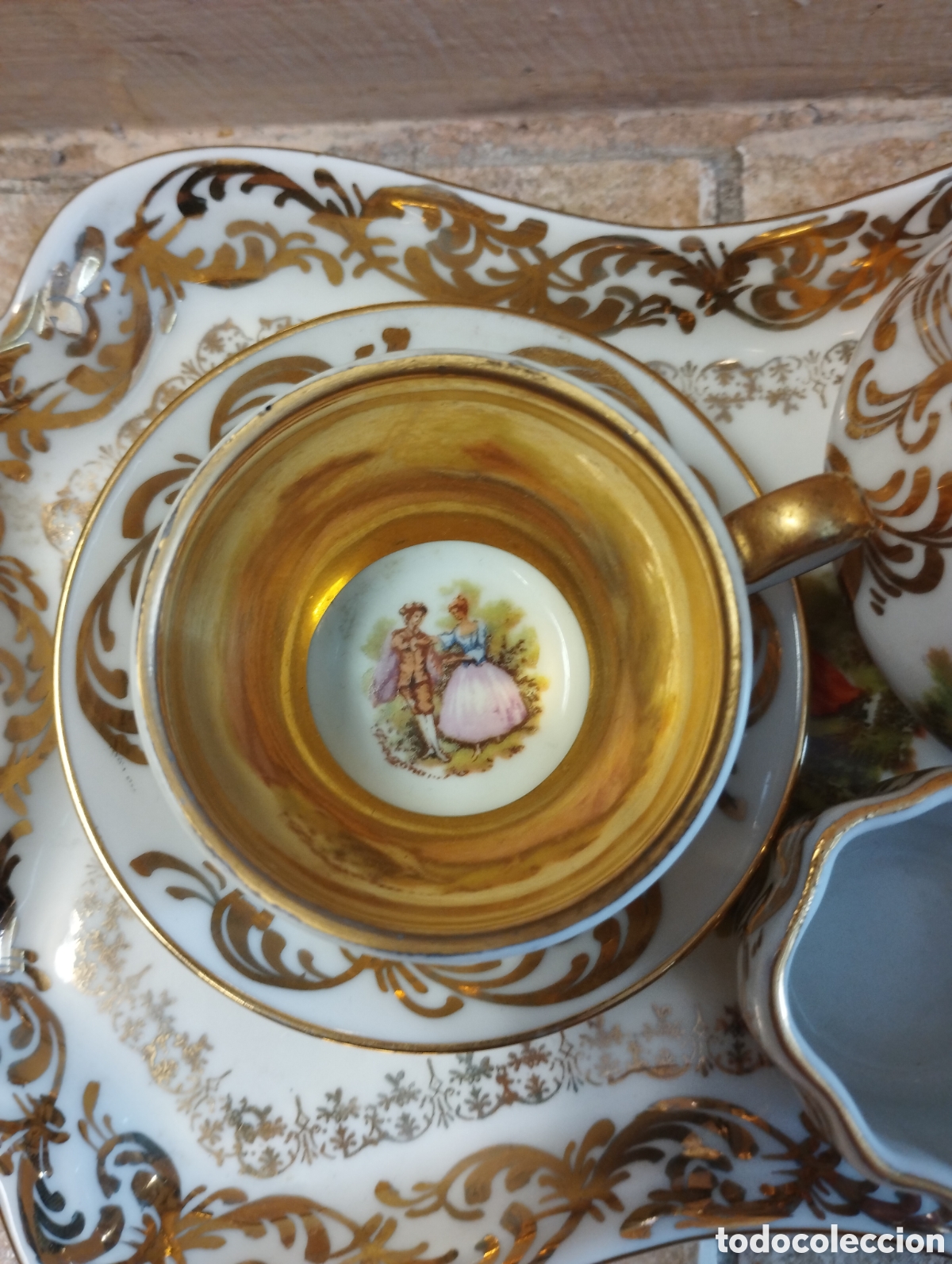 Antig&uuml;edades: Juego de Te de porcelana - Foto 2