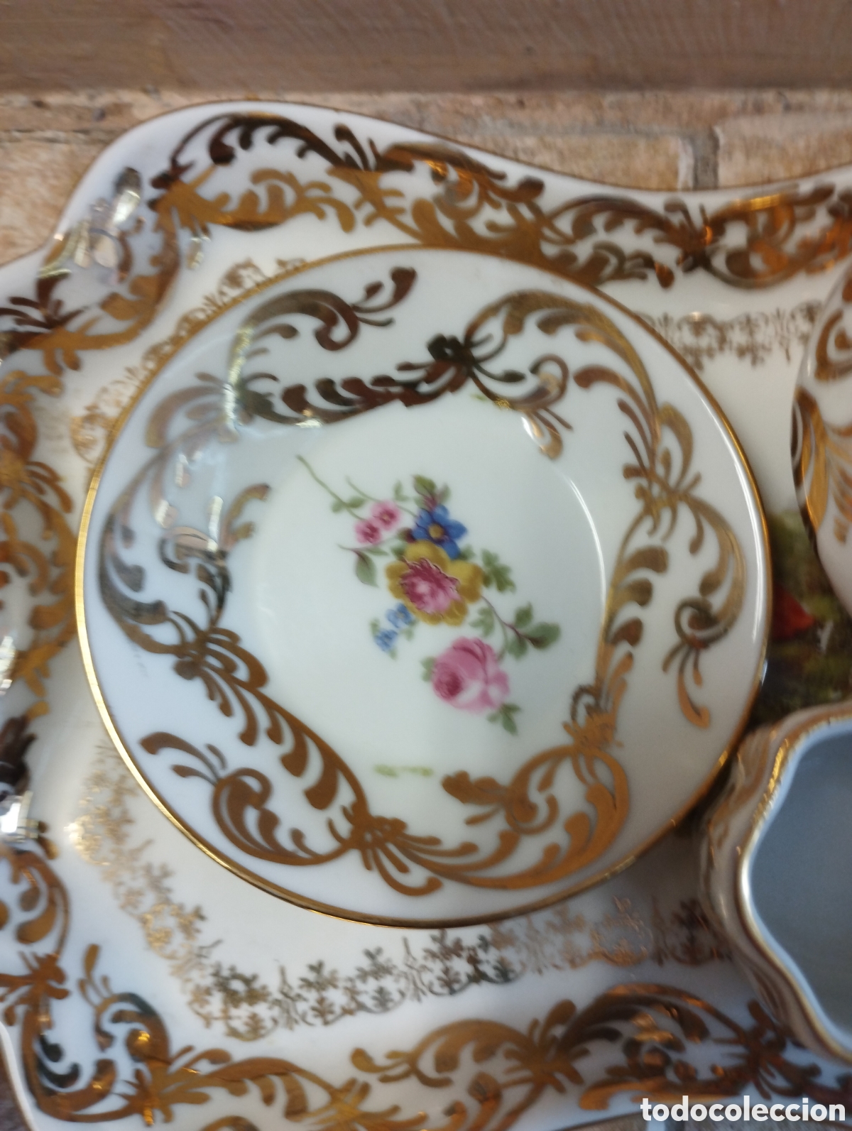 Antig&uuml;edades: Juego de Te de porcelana - Foto 3