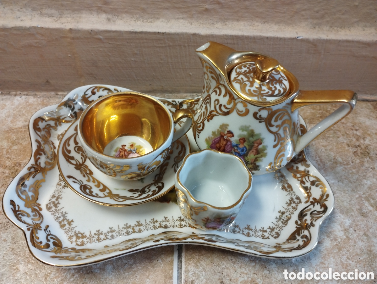 Antig&uuml;edades: Juego de Te de porcelana - Foto 1