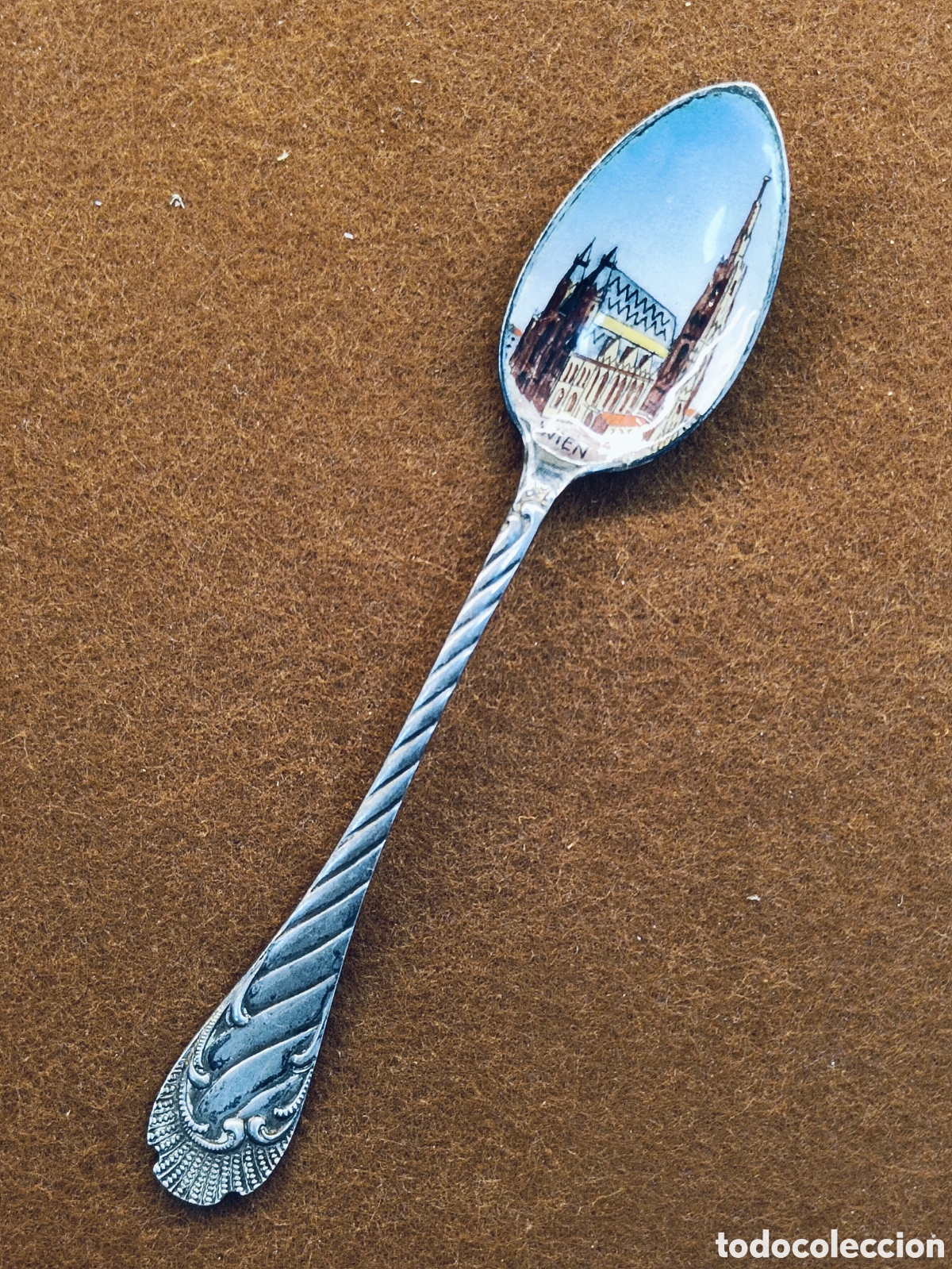 Antig&uuml;edades: CUCHARILLA SOUVENIR. VIENA , AUSTRIA. PLATA 935. PUNZONADA.SIGLO XIX
