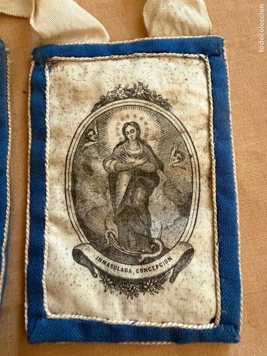 Antig&uuml;edades: Escapulario de la Inmaculada Concepcion - Foto 1