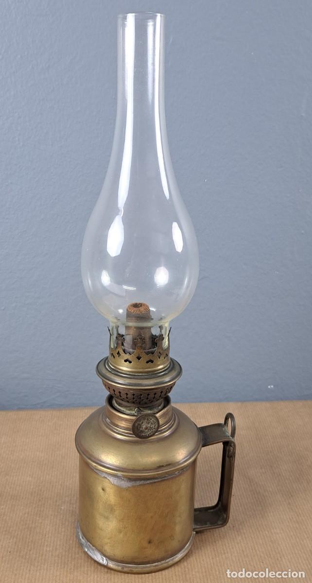Antig&uuml;edades: Antiguo quinque 33 cm de altura, siglo XIX