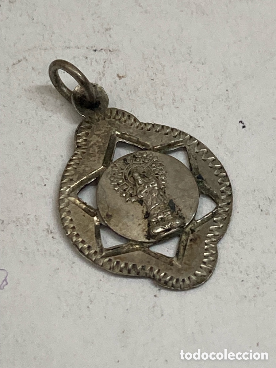 Antig&uuml;edades: Medalla de plata religiosa C579 - Foto 1