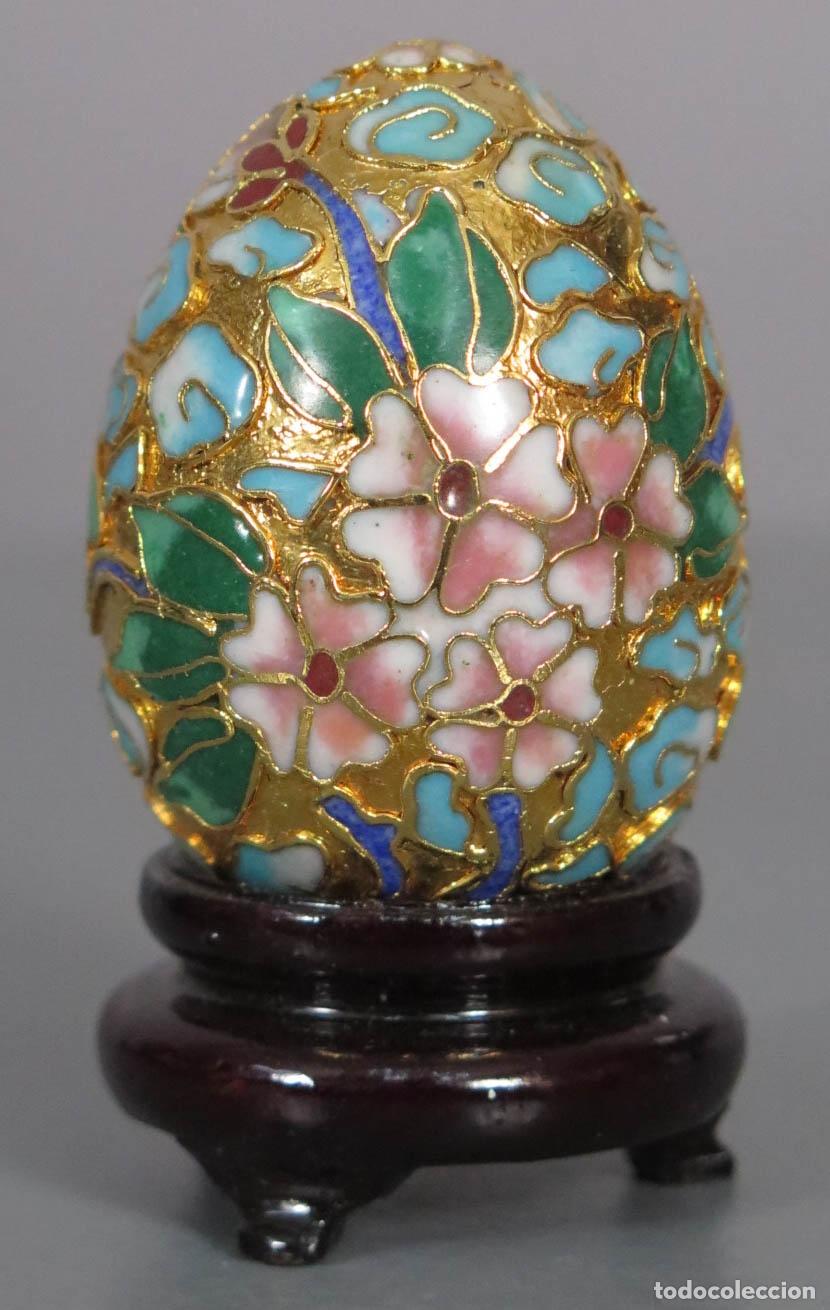 Antig&uuml;edades: HUEVO. CLOISONNE. CHINA. SIGLO XX