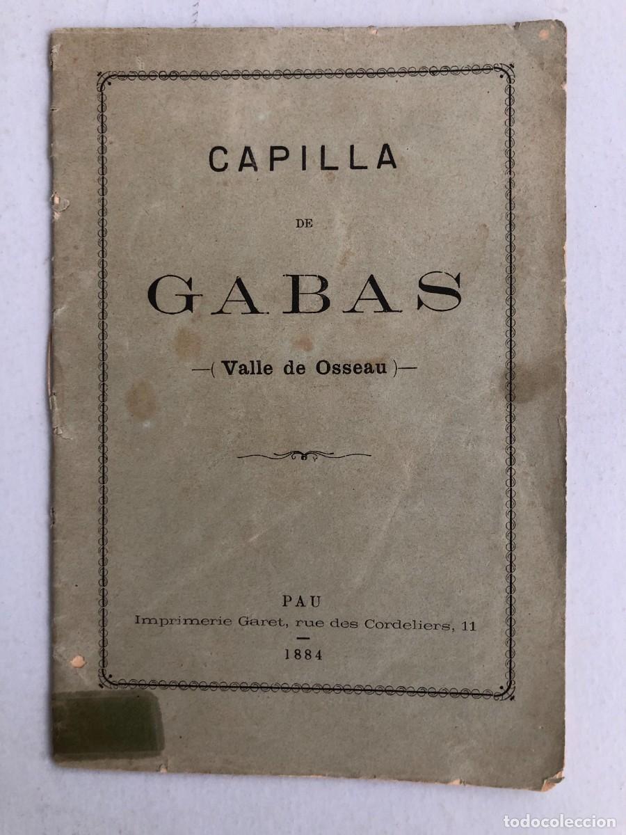 Antig&uuml;edades: CAPILLA DE GABAS, PATRONA SANTA CRISTINA, 1884.