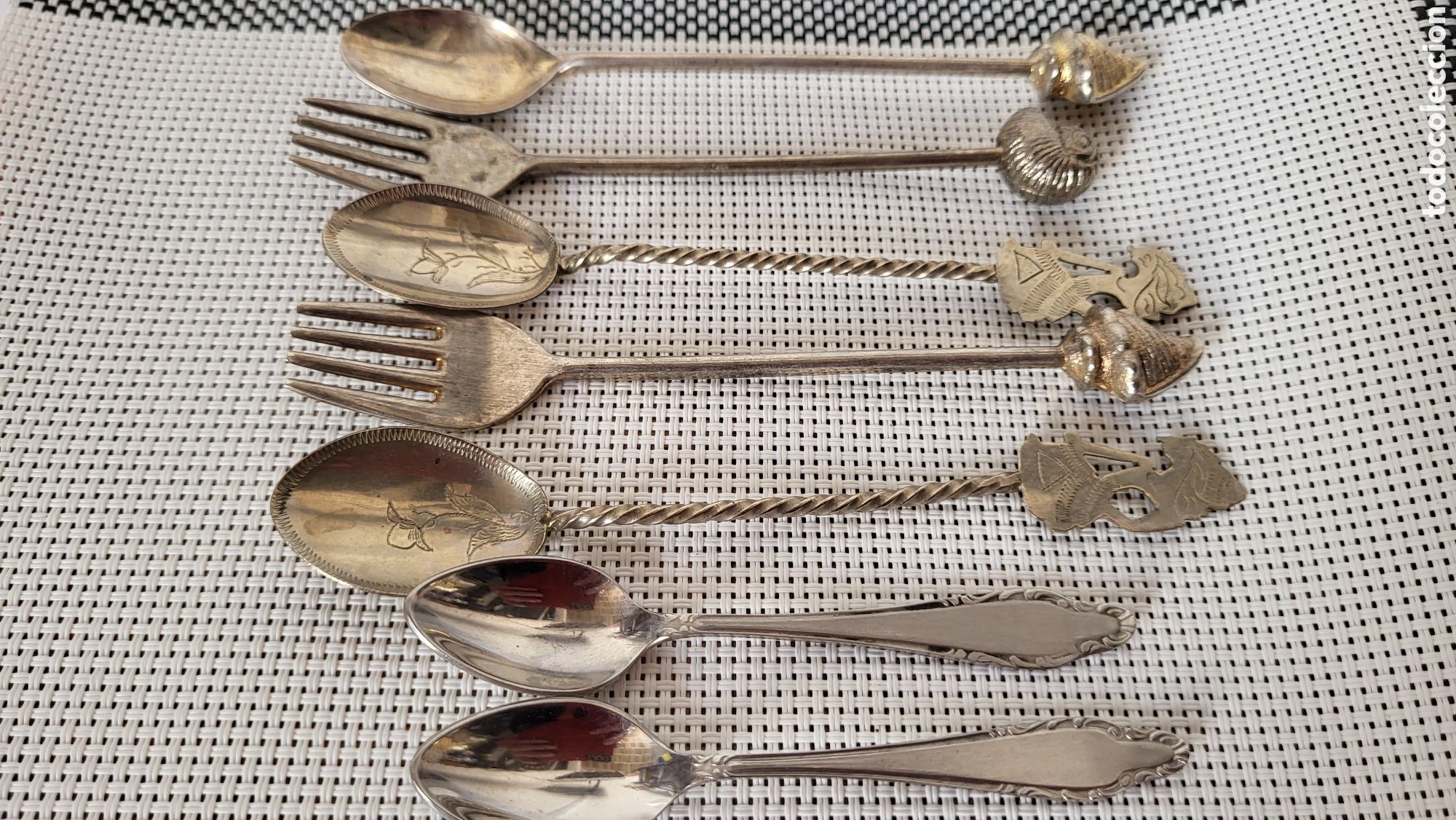 Antig&uuml;edades: Lote chucharitas vintage