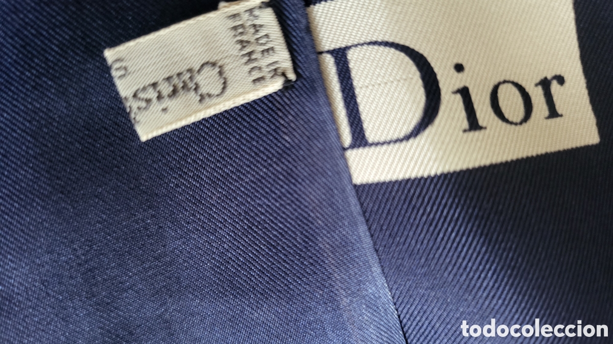 Antig&uuml;edades: CHRISTIAN DIOR BUFANDA PA&Ntilde;UELO DE SEDA