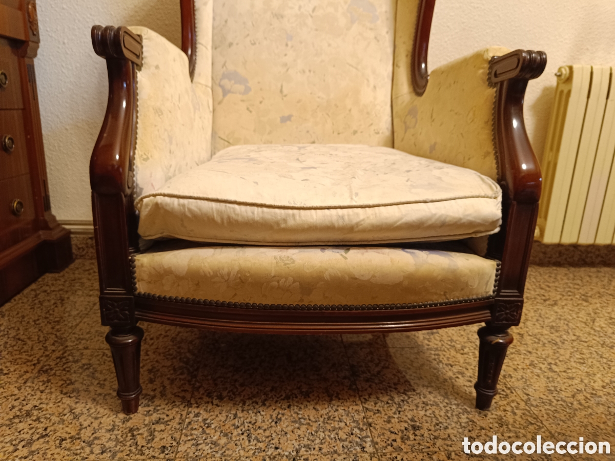 Antig&uuml;edades: Butaca estilo Isabelino o Luis XV - Foto 6