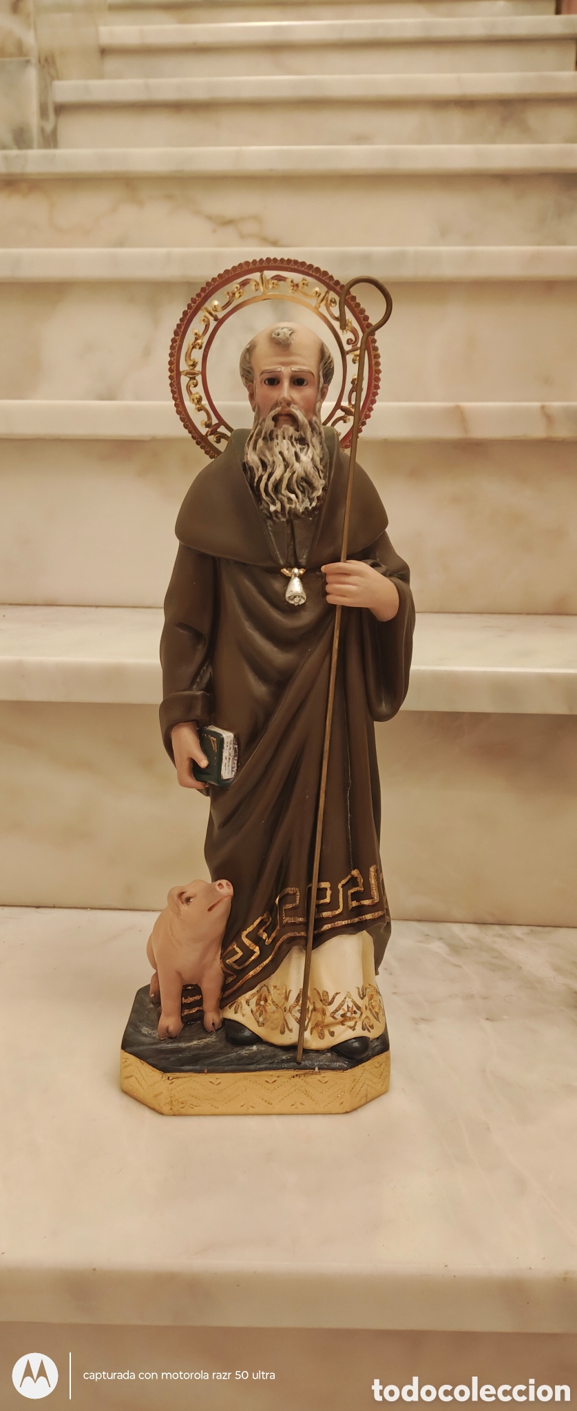 Antig&uuml;edades: Figura religiosa San Anton Abad
