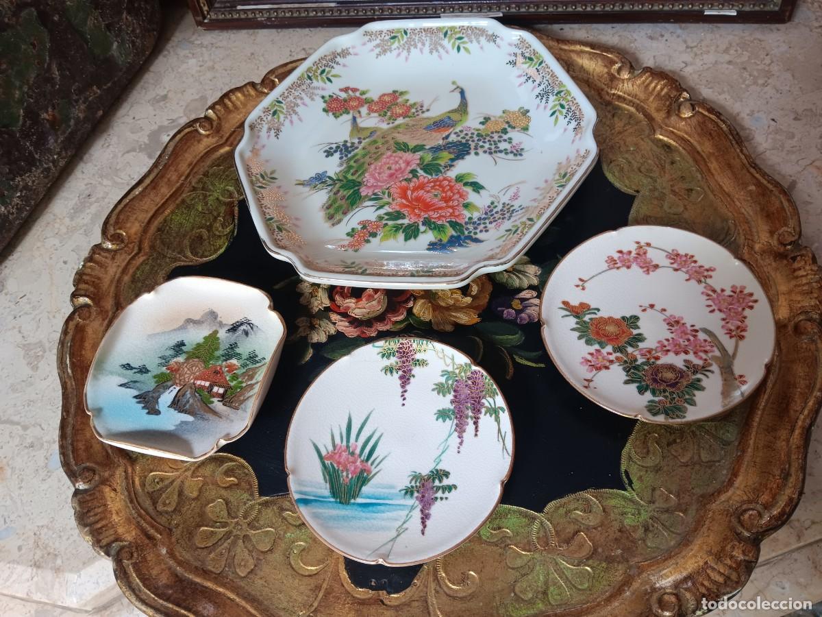Antig&uuml;edades: Satsuma. Esta pieza est&aacute; decorada con motivos orientales