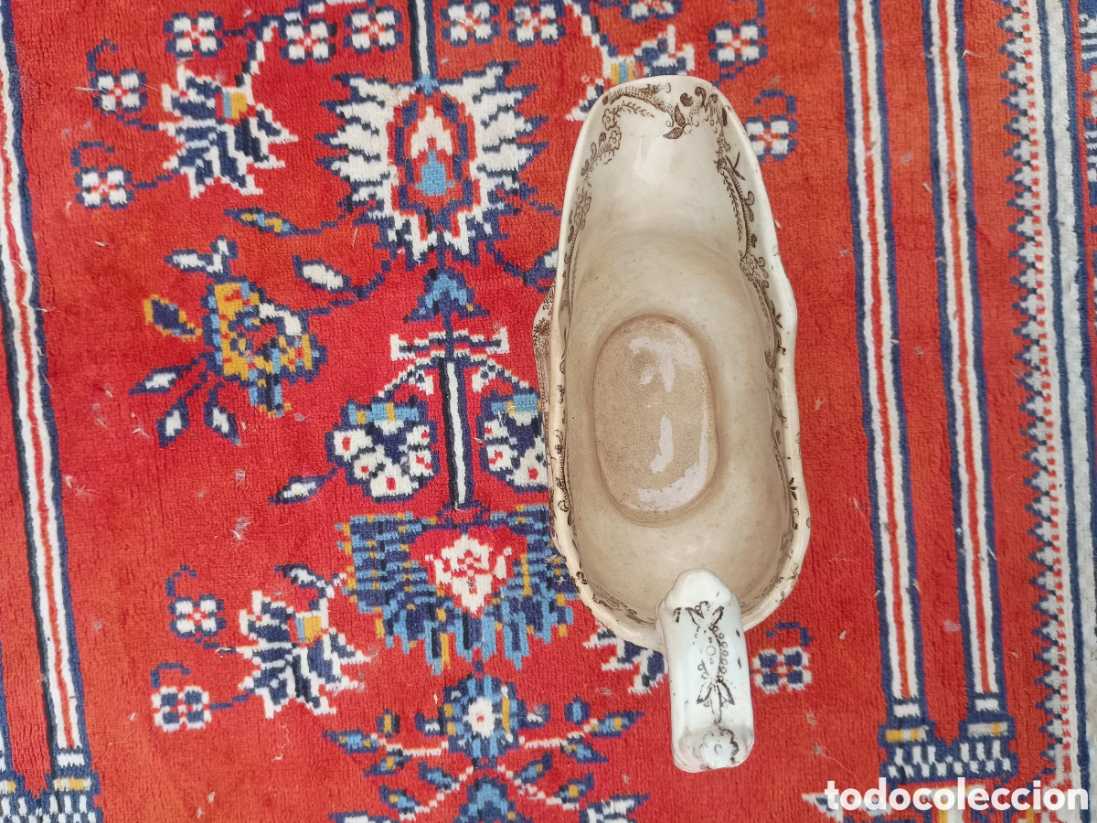 Antig&uuml;edades: Salsera marca Pickman - Foto 4