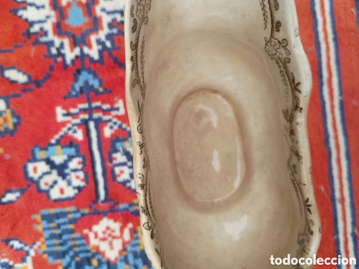 Antig&uuml;edades: Salsera marca Pickman - Foto 6