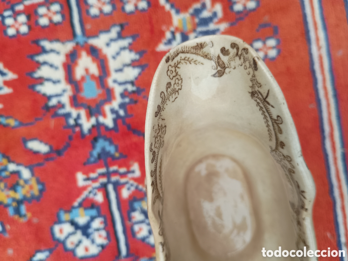 Antig&uuml;edades: Salsera marca Pickman - Foto 7