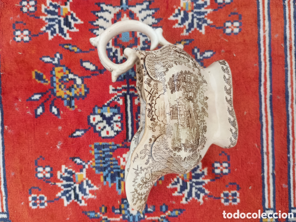 Antig&uuml;edades: Salsera marca Pickman - Foto 8