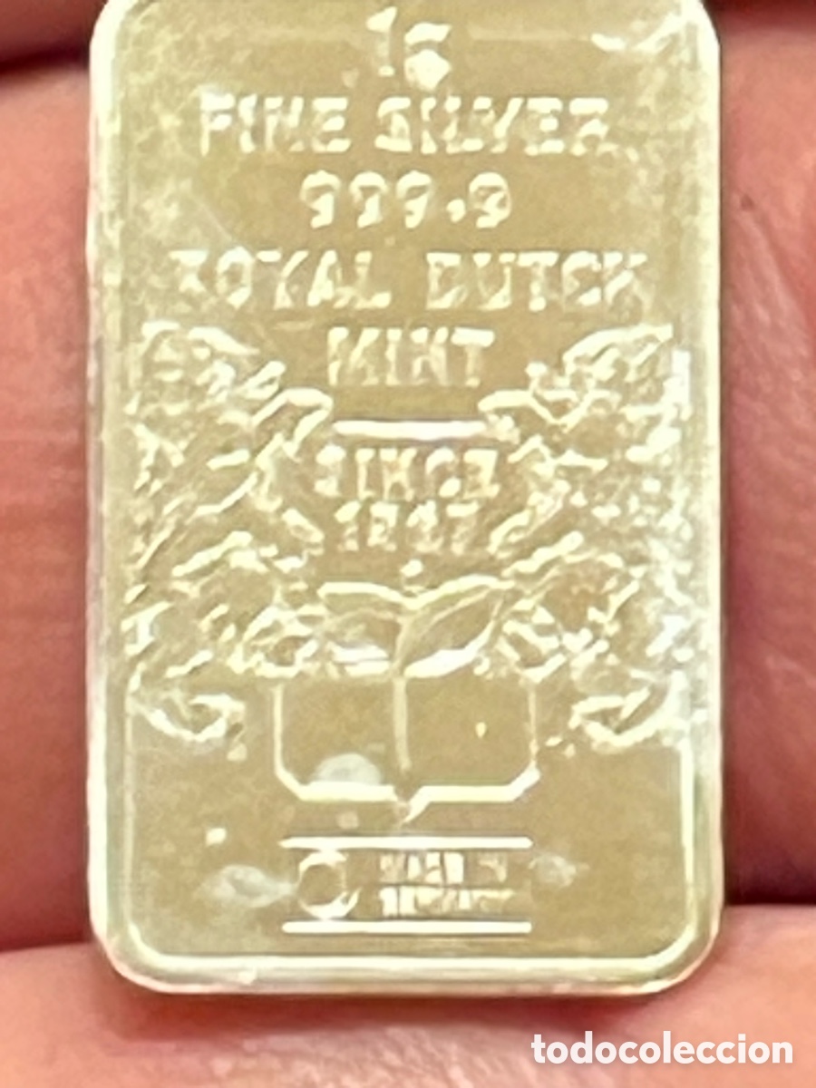 Antig&uuml;edades: Lote 10 lingotes plata pura inversi&oacute;n 999 royal mint