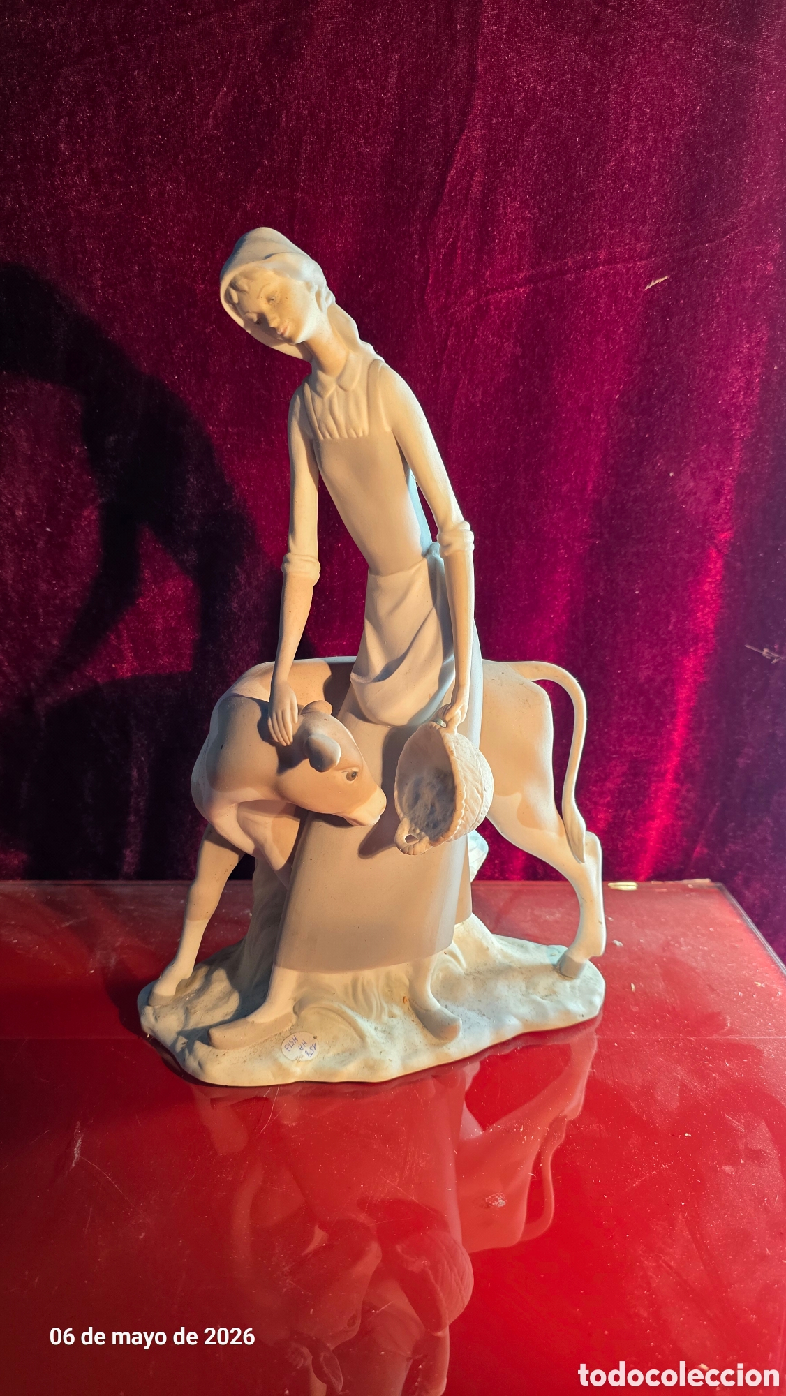 Antig&uuml;edades: Gran figura porcelana lladro nao