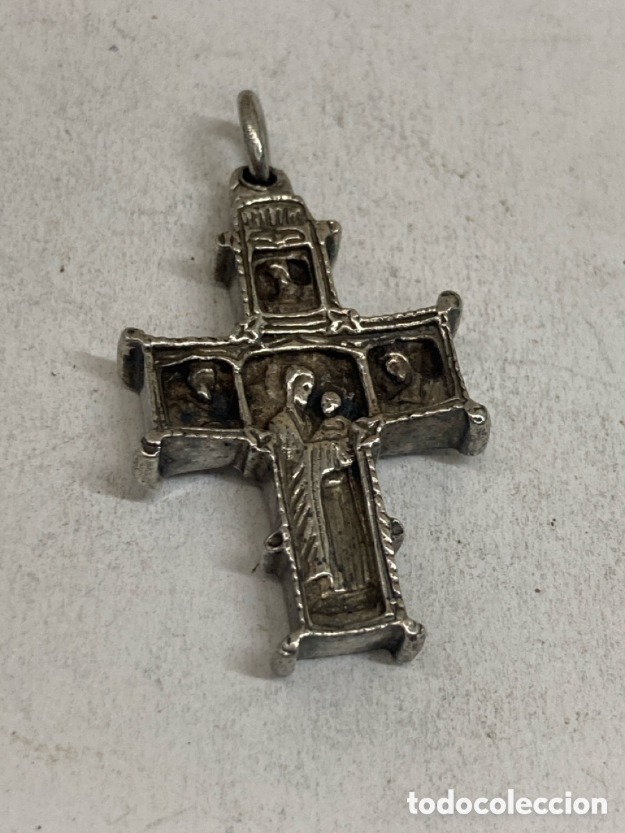 Antiquit&auml;ten: Cruz de plata religiosa C580
