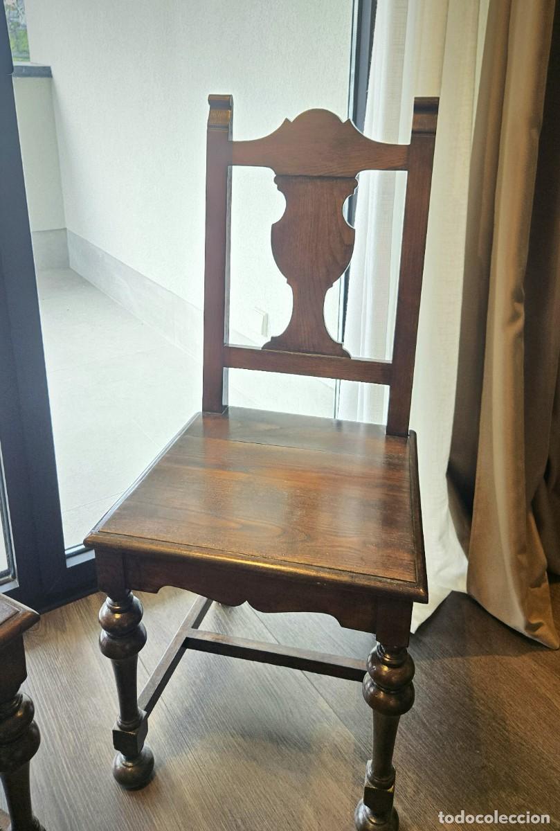 Antig&uuml;edades: Pareja sillas georgianas madera - Foto 3