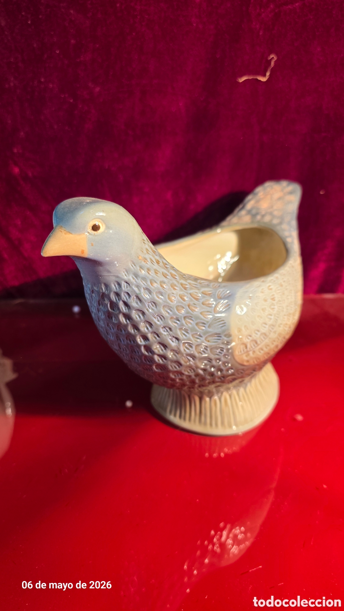 Antig&uuml;edades: Jarron paloma porcelana lladro - Foto 3