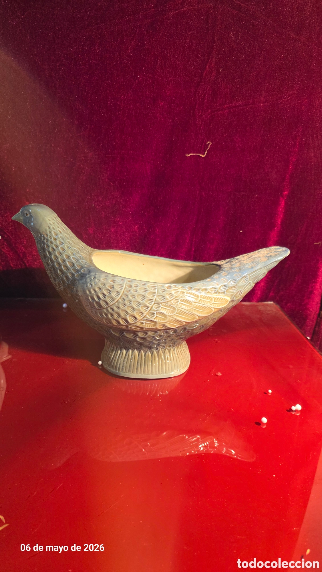 Antig&uuml;edades: Jarron paloma porcelana lladro - Foto 4