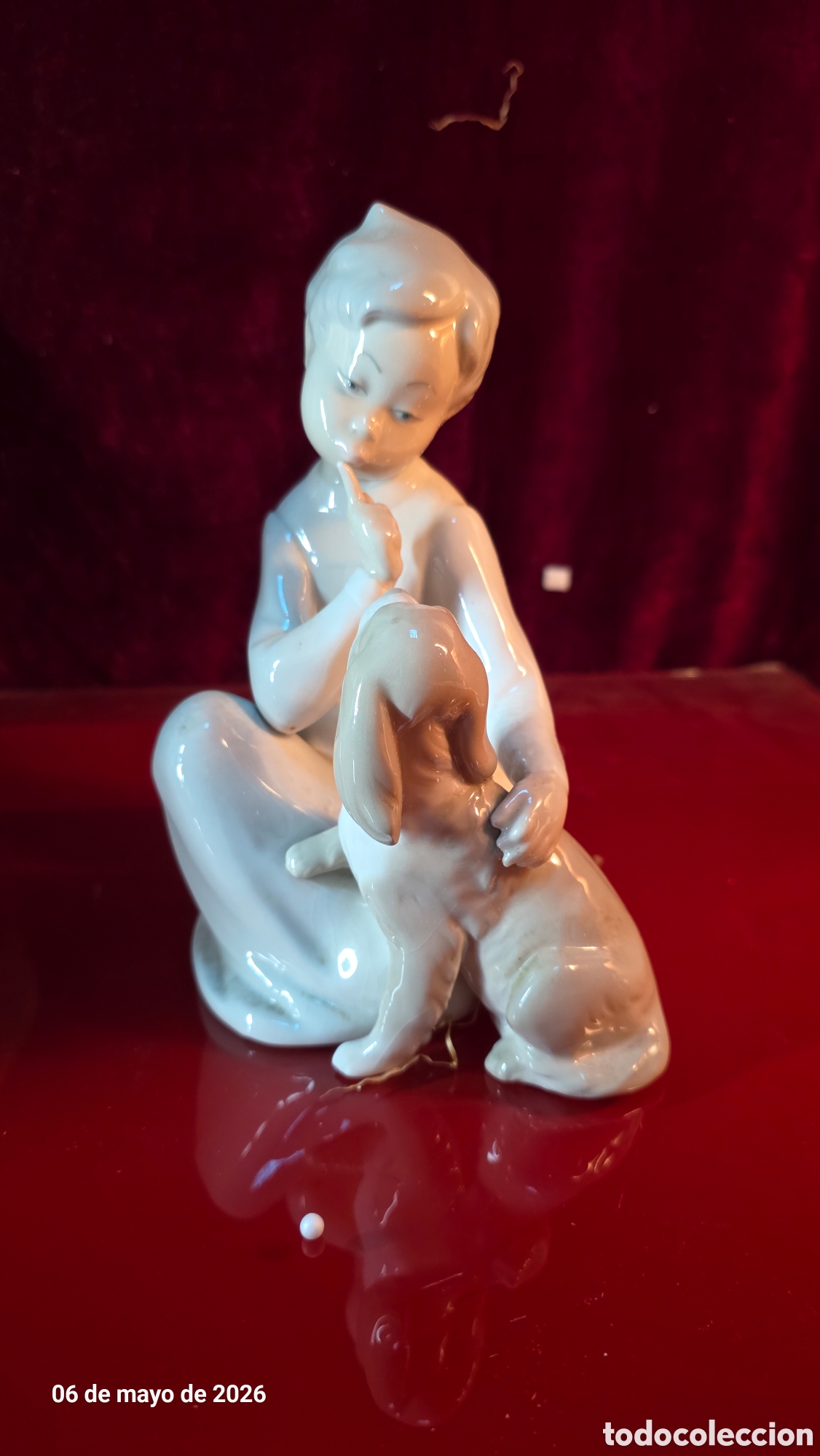Antig&uuml;edades: Figura porcelana lladro
