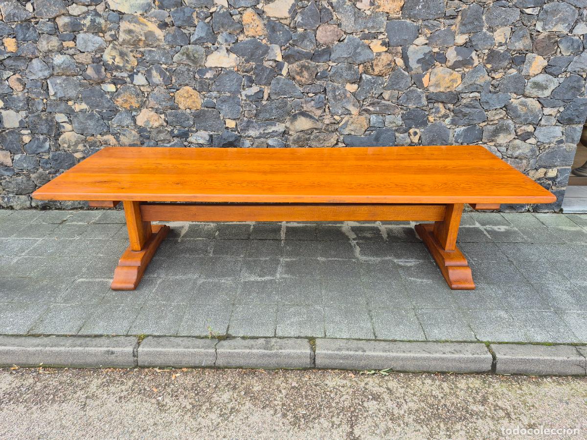 Antig&uuml;edades: Gran Mesa R&uacute;stica - Madera de Roble - Largo 320 cm, Ancho 109,5 cm - Desmontable