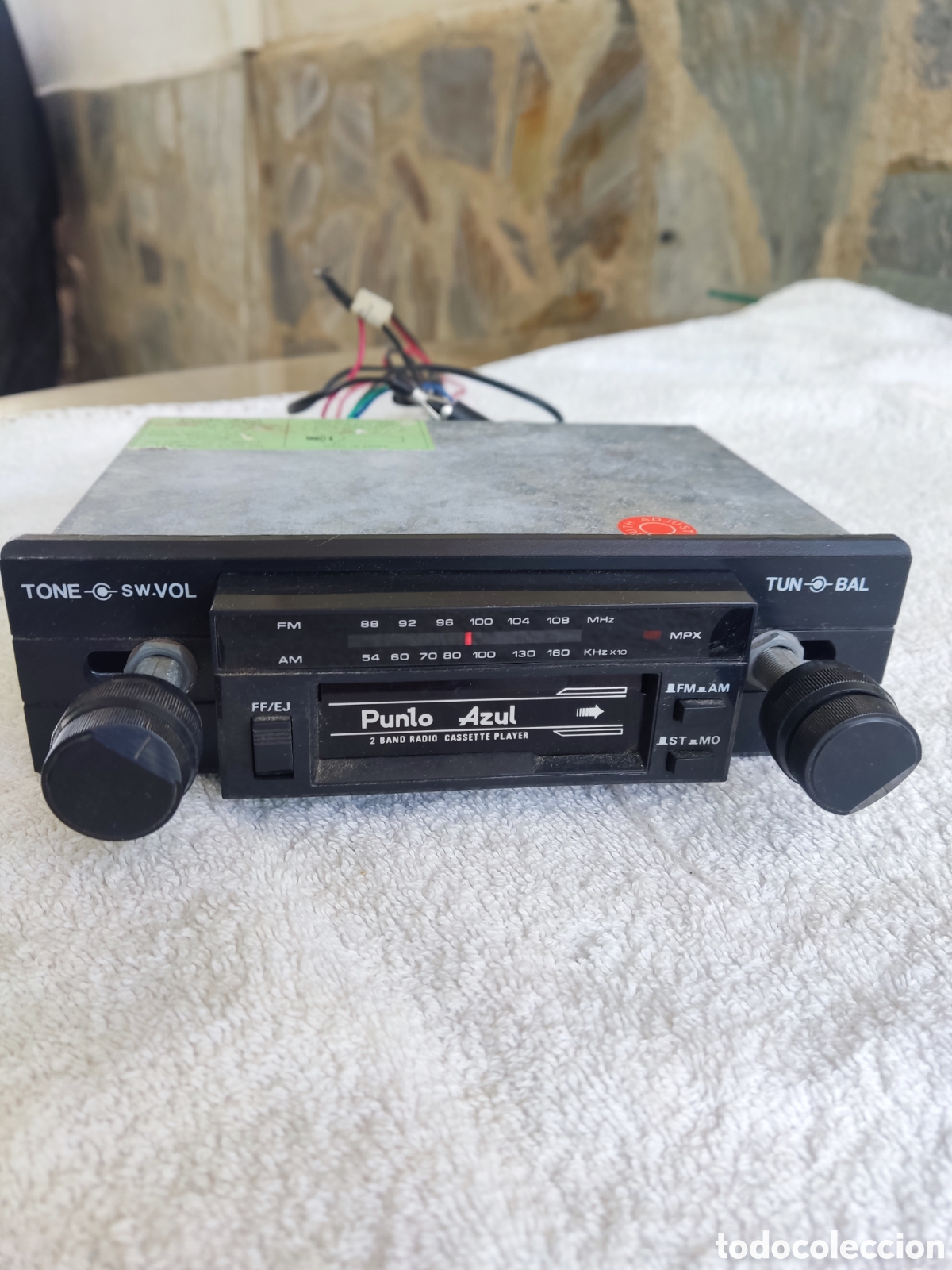 Antig&uuml;edades: Radio casette antiguo de coche