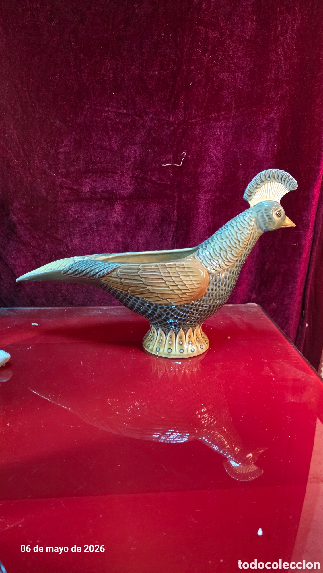 Antig&uuml;edades: Figura jarron fais&aacute;n porcelana Lladr&oacute;