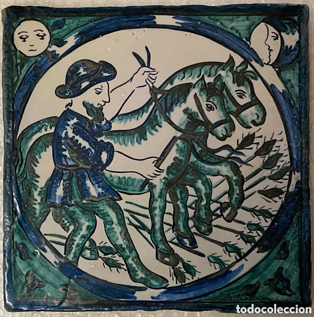Antig&uuml;edades: Azulejo - Calendario agr&iacute;cola