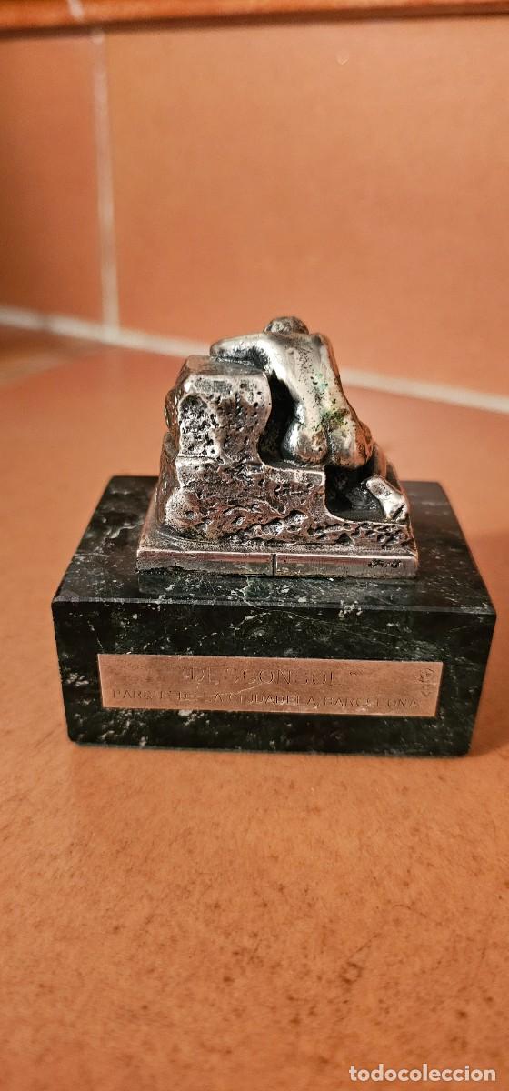Antig&uuml;edades: Escultura plata desconsolada Barcelona
