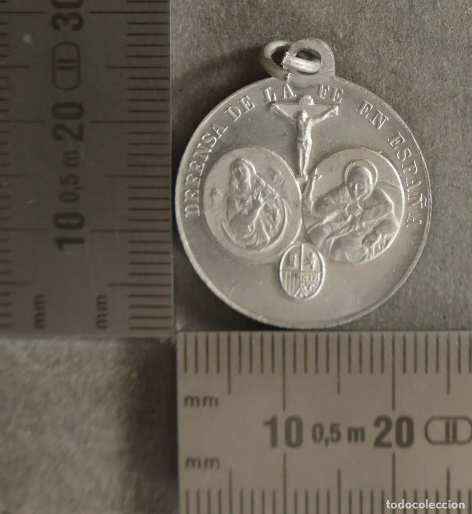 Antiguidades: MEDALLA. 25 ANIVERSARIO FUNDACION DEFENSA DE LA FE EN ESPA&Ntilde;A 1908-1933.