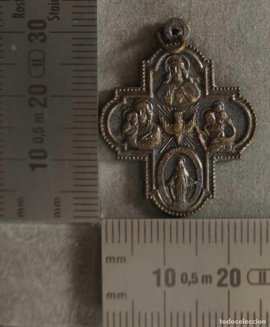 Antiguidades: MEDALLA. MILAGROSA. SAN CRISTOBAL SAN JOSE.