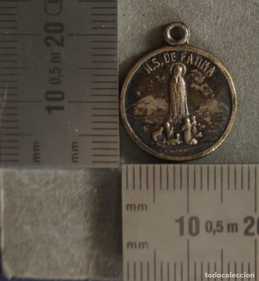 Antig&uuml;edades: MEDALLA. SAGRADO CORAZON. N S DE FATIMA. - Foto 2