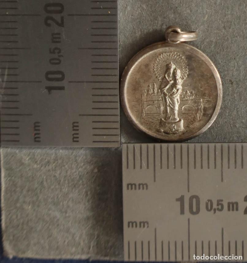 Antig&uuml;edades: MEDALLA. NTRA SRA DEL PILAR. PLATA. - Foto 1