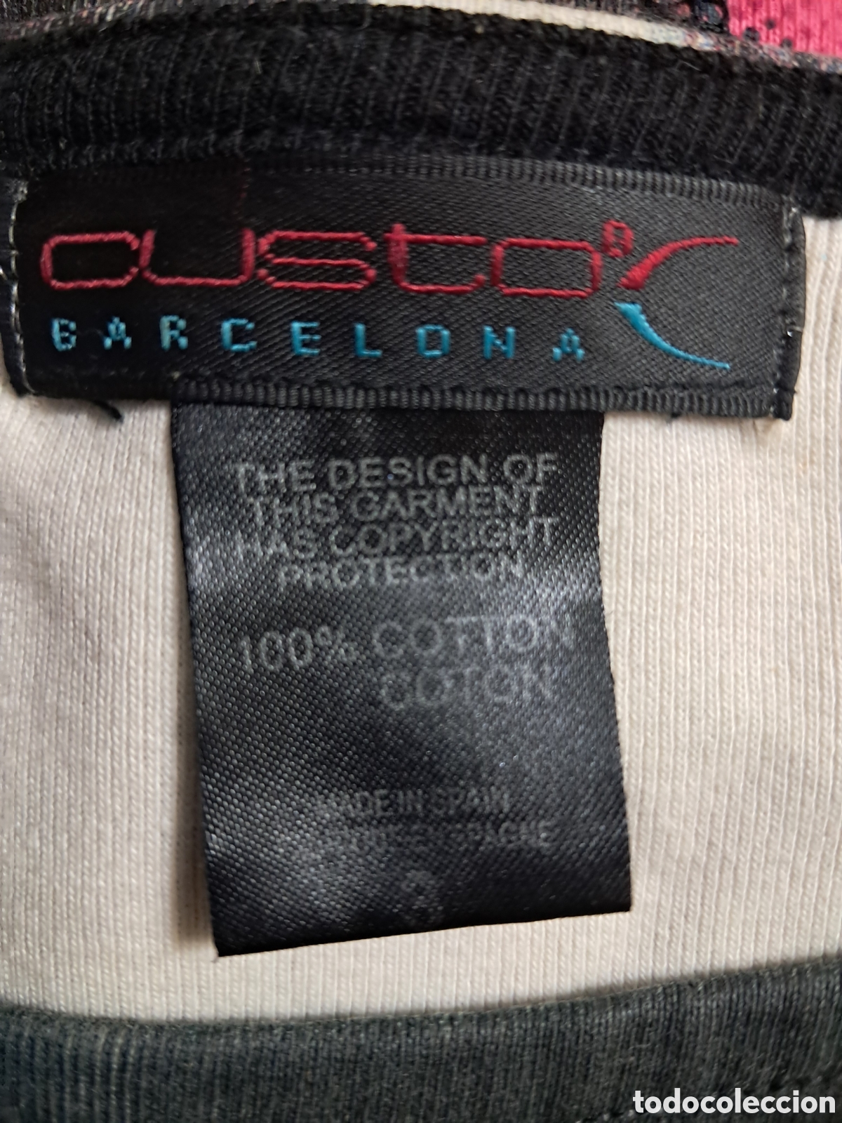 Antig&uuml;edades: Camiseta de CUSTO Barcelona - Foto 4