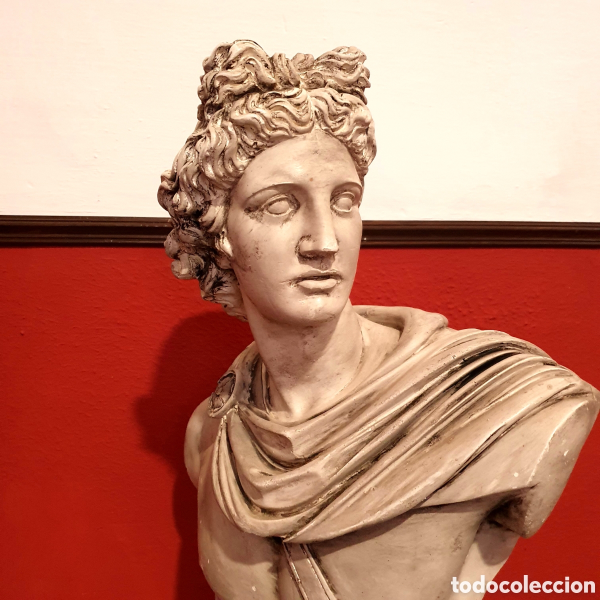 Antig&uuml;edades: Busto Apolo de Belvedere