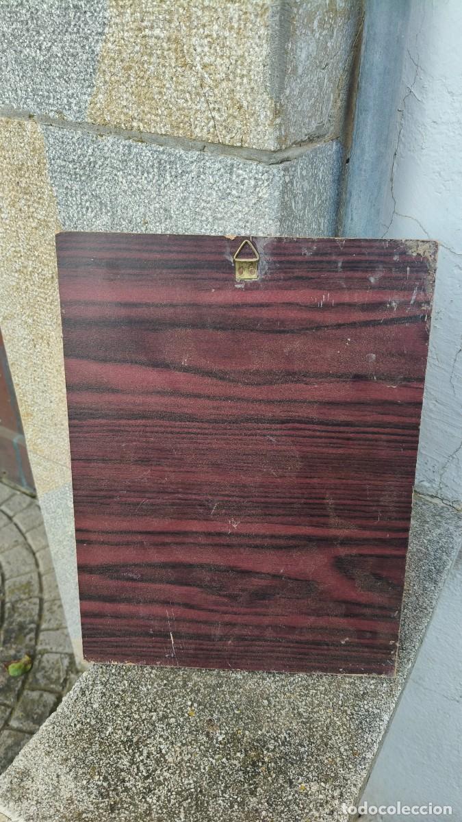 Antig&uuml;edades: Cadre religieux polychrome 1960 - Foto 2