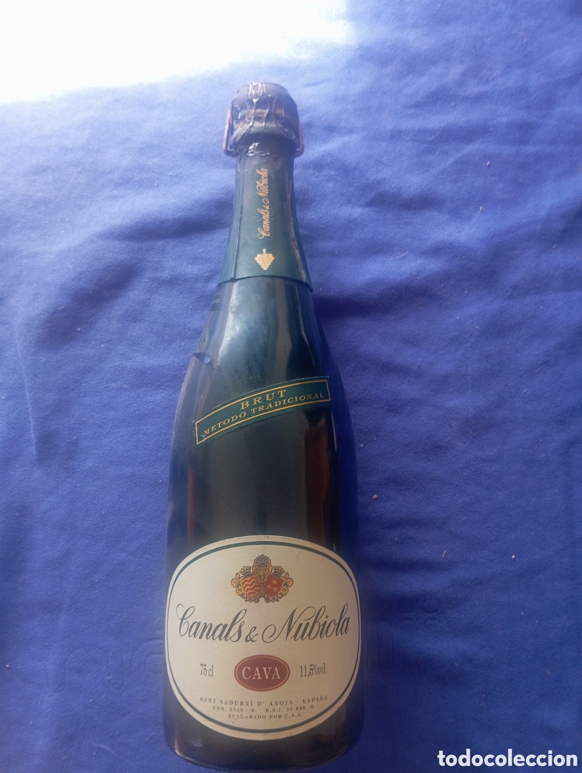 Antig&uuml;edades: Botella de cava Canals nuviola antigua