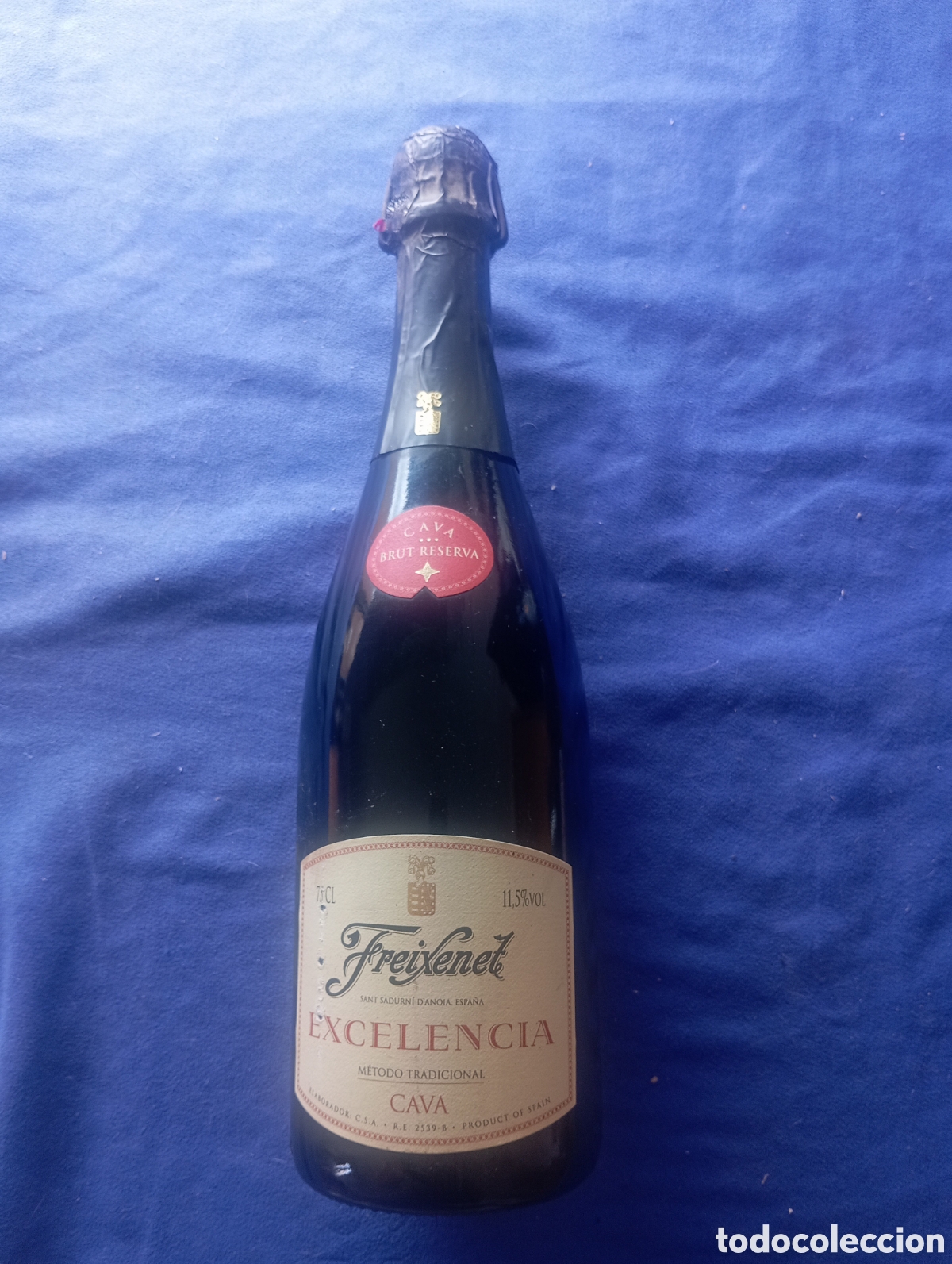 Antig&uuml;edades: Botella de cava freixenet excelencia antigua