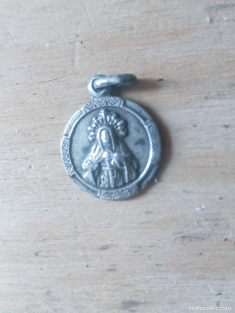 Antig&uuml;edades: BONITA MEDALLA RELIGIOSA ANTIGUA PLATA 925