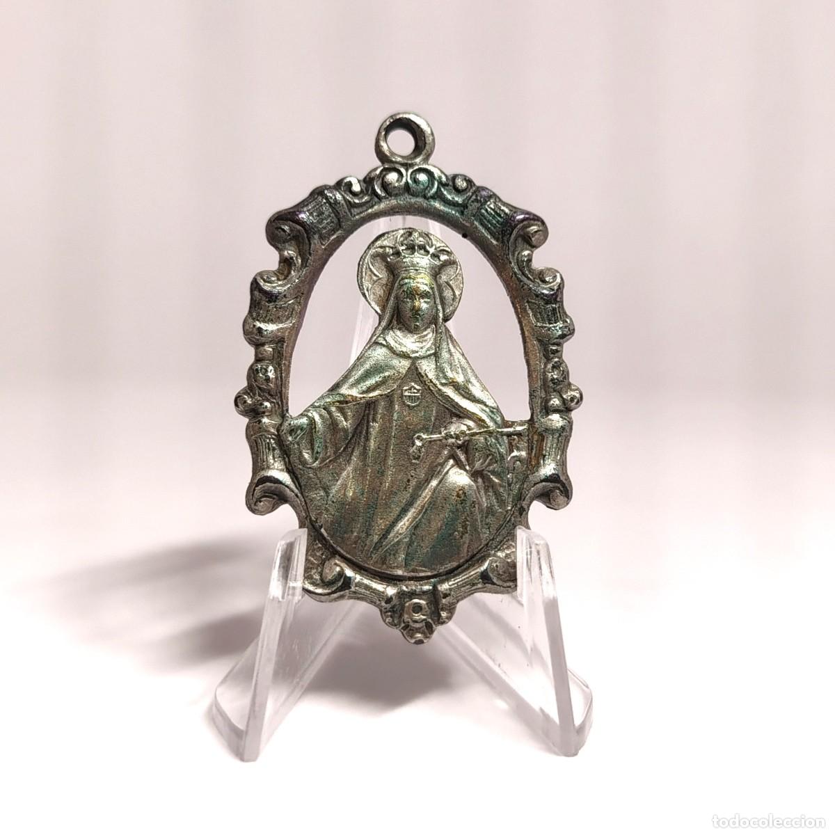 Antig&uuml;edades: Medalla religiosa / Colgante: VIRGEN MARIA. M298