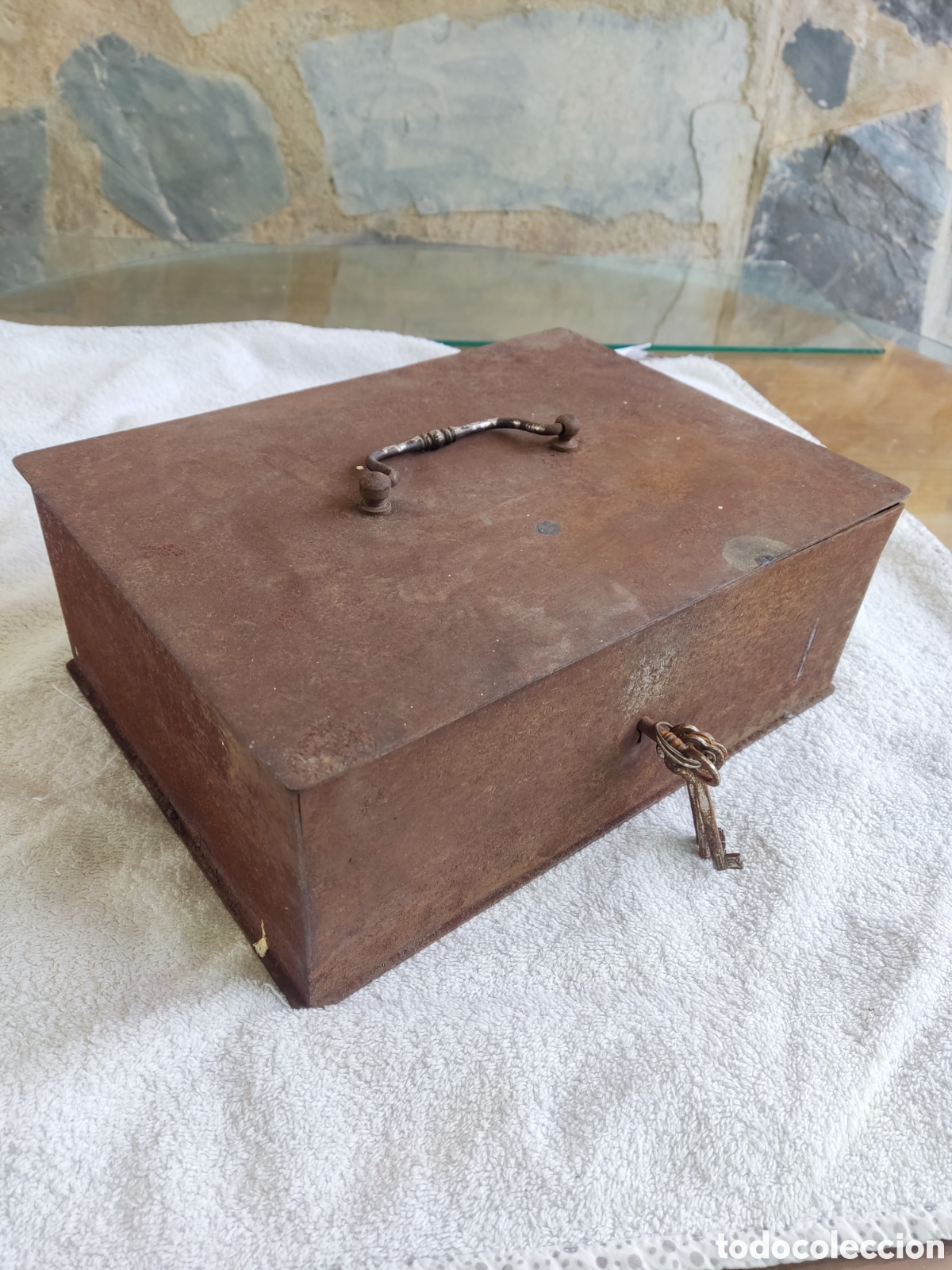 Antig&uuml;edades: Caja fuerte o de caudales antigua