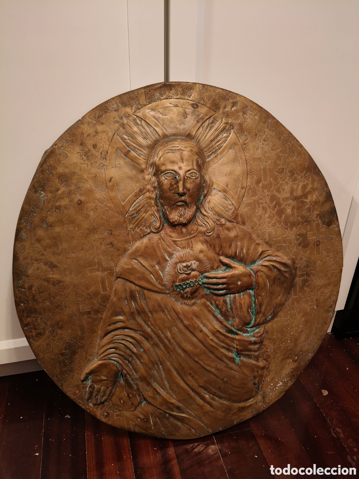 Antig&uuml;edades: Sagrado coraz&oacute;n de bronce 1906