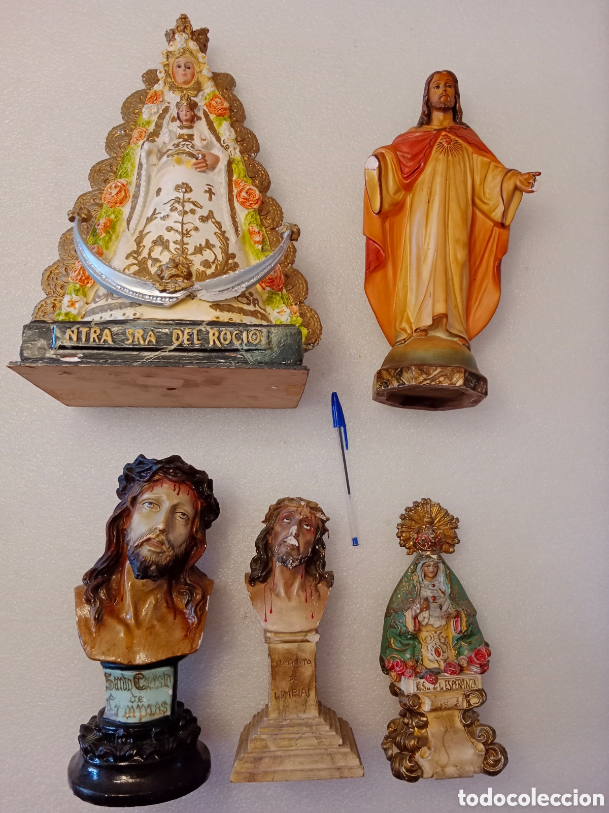 Antig&uuml;edades: Imagenes arte religioso V&iacute;rgen Cristo