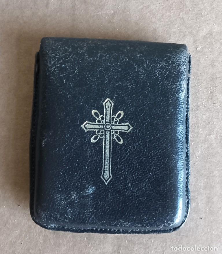 Antiques: Funda estuche de cuero para Rosario